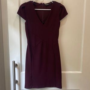 Maroon Express dress